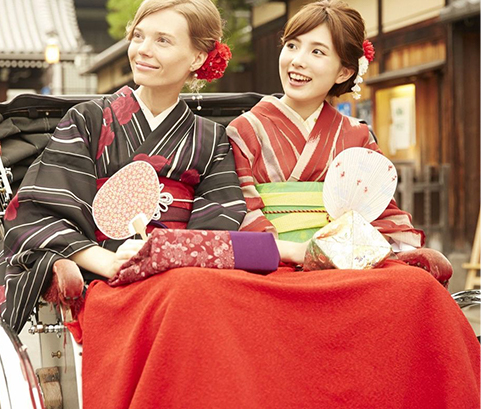 レンタル着物と人力車で京都を楽しむプラン
